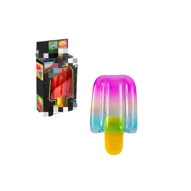 Slow Rebound Maltose TPR Stress Relief Ice Cream Jelly Squeeze Toy