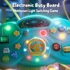 Steering Wheel Busy Board Montessori Toys Toddlers LED Light Switch Sensory Games Early Education Learning Baby Travel Toys Gift