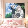 Haruka Sora Anime Tapestry Couple Scenery Print Wall Hanging Background Cloth Bedroom Dorm Decor