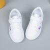 Mädchen Board Schuhe Kleine Weiße Schuhe Frühling und Herbst Leder Dicke Sohle Lässig Bequem Stickerei Kinder
