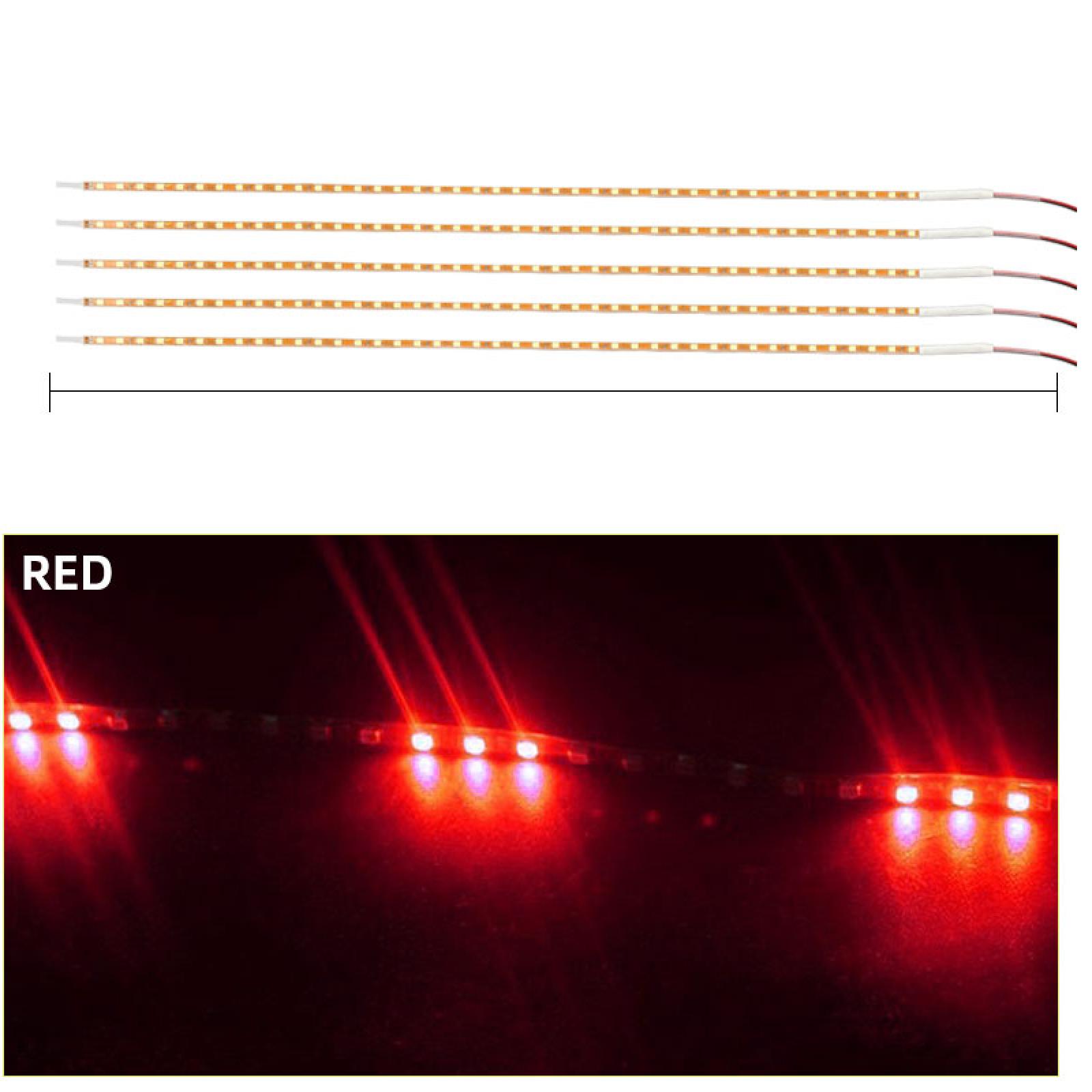 

45CM Car LED Strip Light Motorcycle Styling Interior Decorative Exterior Modification Ambient Light DRL Daytime Running Light 45cm красный