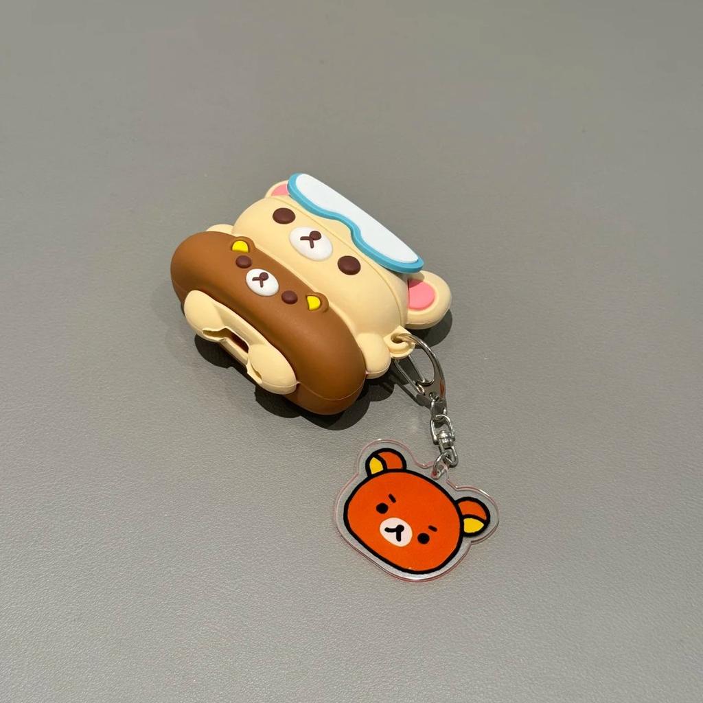 Cute swimming ring easy bear AirPods pro1 apple bluetooth headset case 1st generation cartoon protective case for women