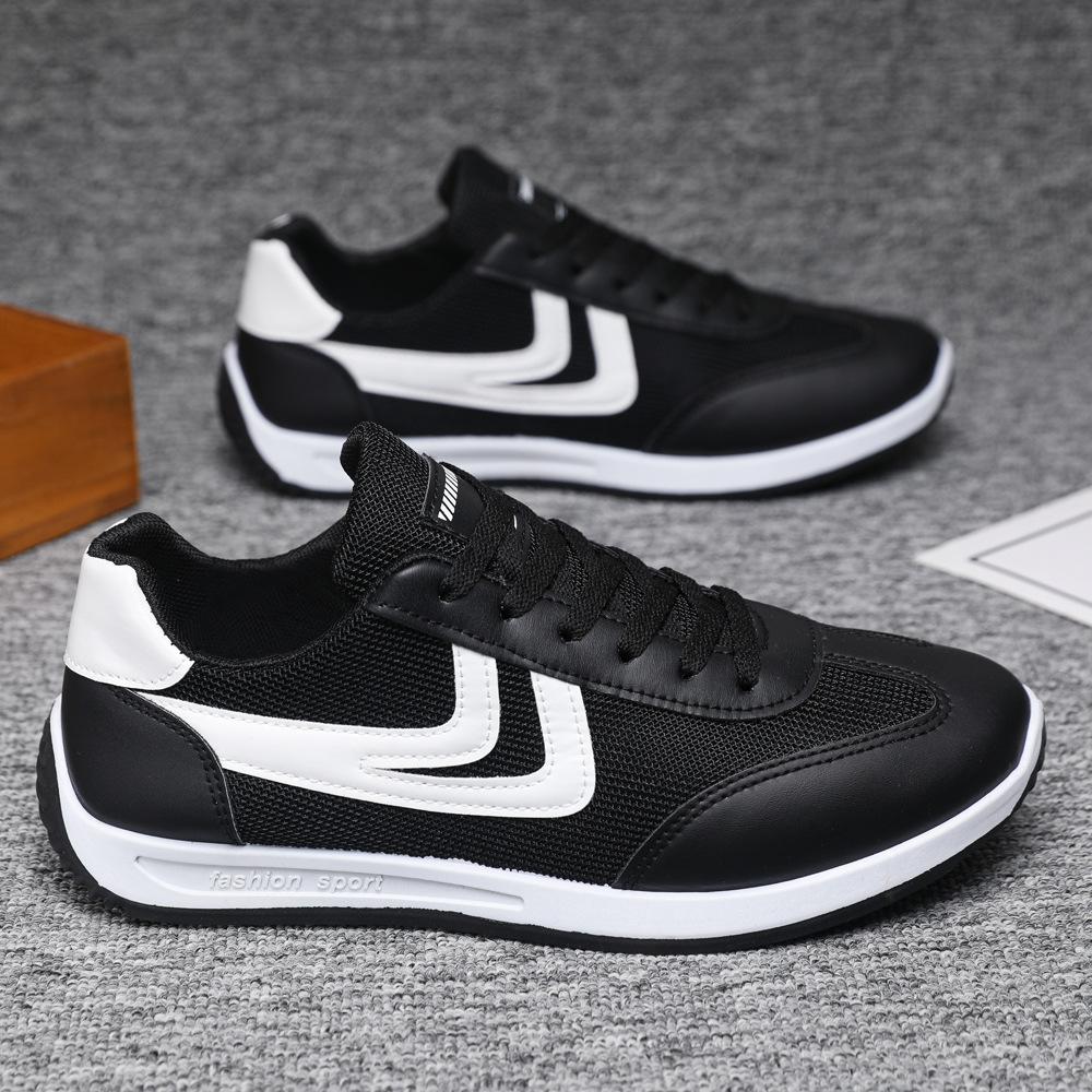 New Casual Shoes Flying Mesh Men's Sports White Shoes Youth Student Korean Style Forrest Gump Shoes Men