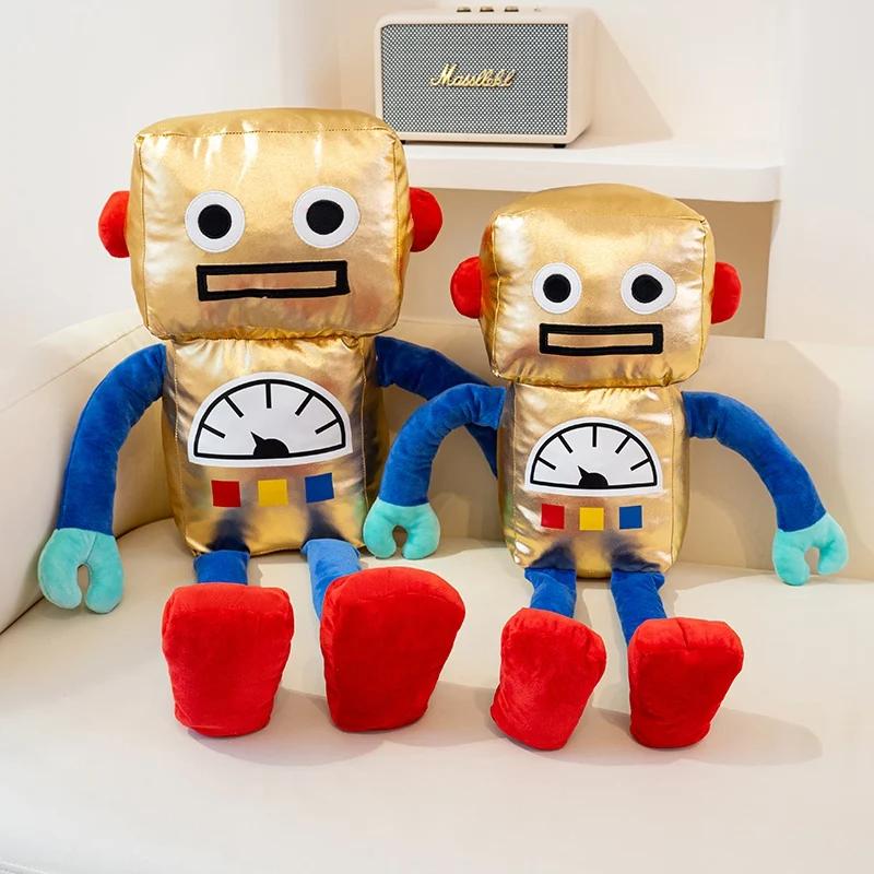 Kreativní plyšové hračky robota z anime Vysoká kvalita Vycpaná technologie Robot s dlouhýma nohama Panenka Zábavná dekorace do dětského pokoje na postel Narozeninový dárek