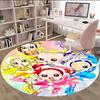 1pc DoReMi1 Print Round Carpet Chair Round Carpet Suitable for Bedroom Living Room Home Decorative Carpet