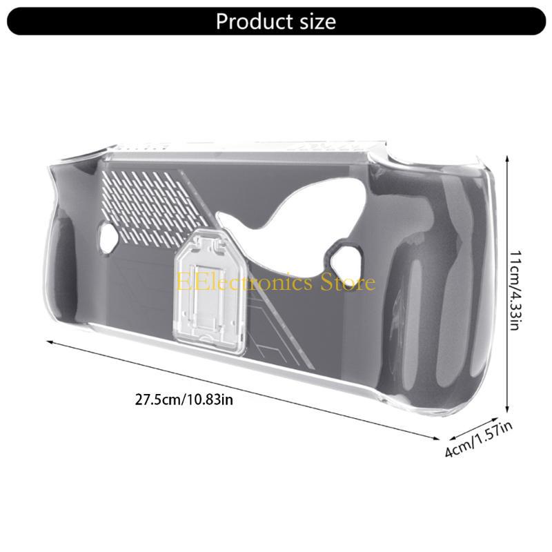 B03C Protective Case Clear Cover Shock Absorbing Protective Sleeve With Stand Support Accessories for Handheld Gaming Console