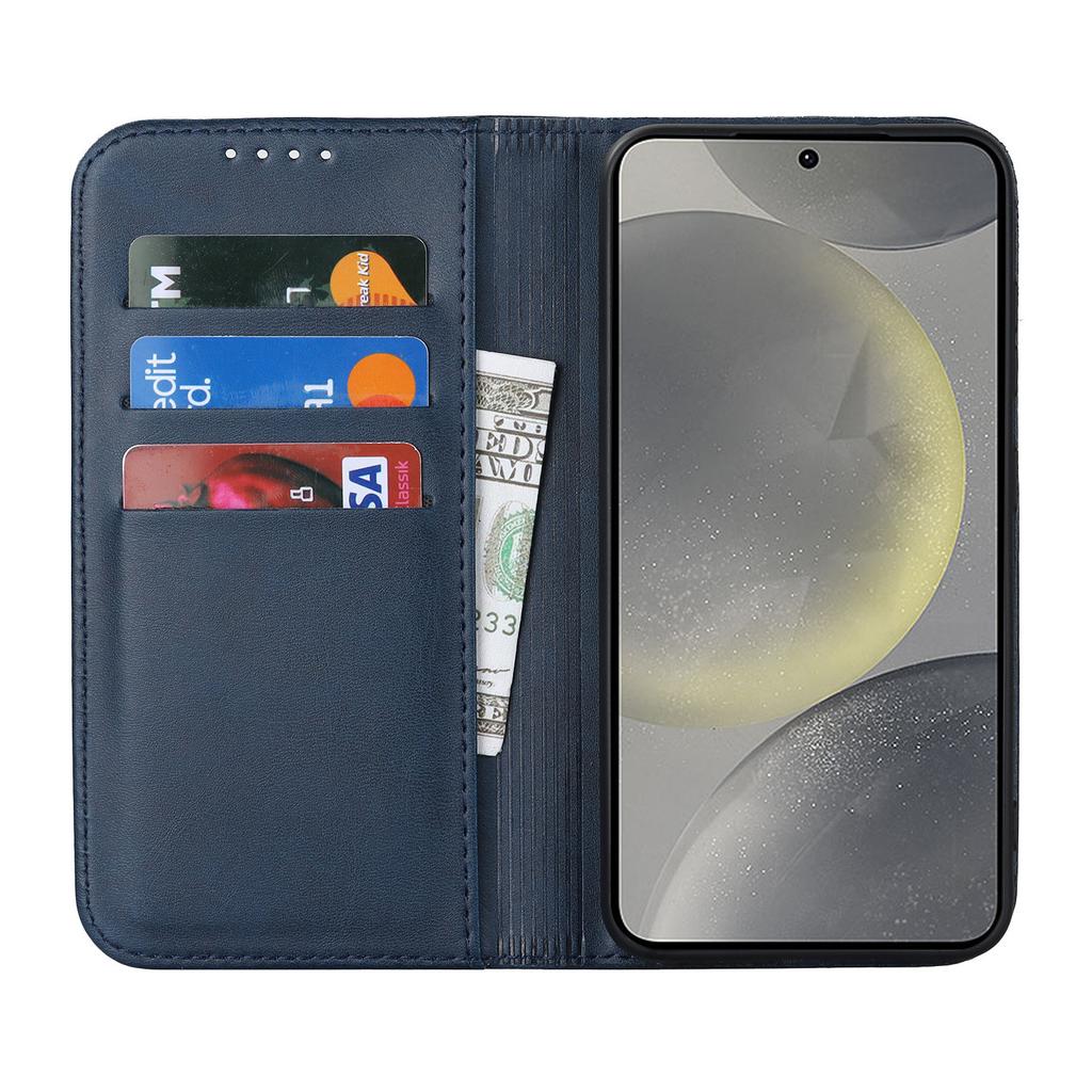 For Samsung Galaxy S24 Wallet Leather Case Magnetic Closing Phone Cover