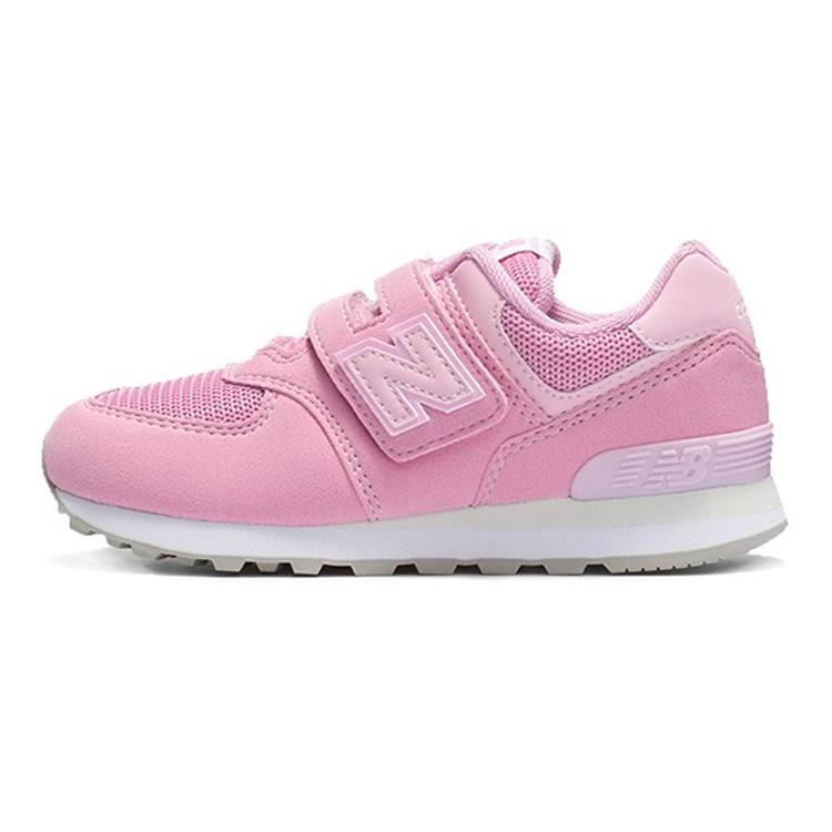 

New Balance NB 574 Series Non-slip Lightweight Kids Lifestyle Shoes Pink Children Aged 3-7 Years Old 30