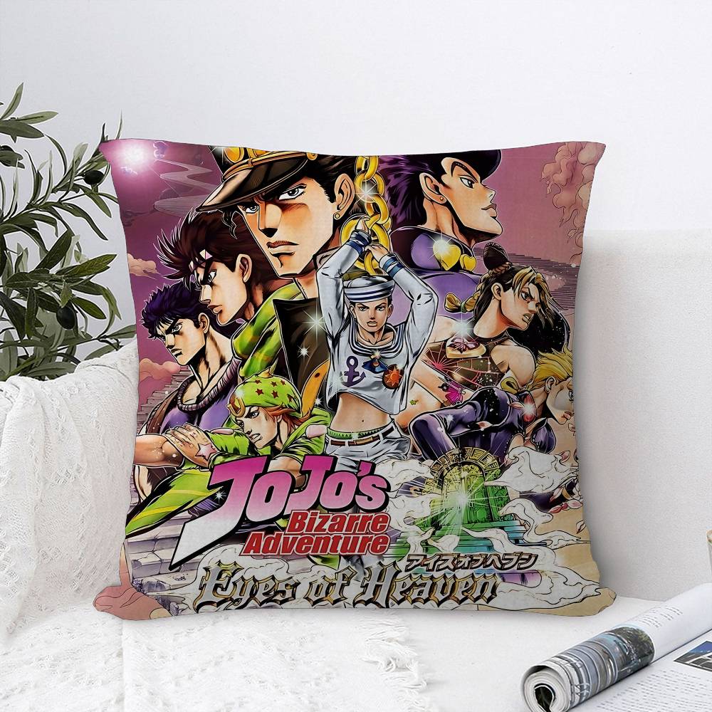 JoJos Bizarre Adventure Anime Pillow Gift Home Office Decoration Bedroom Sofa Car Cushion Cover case x
