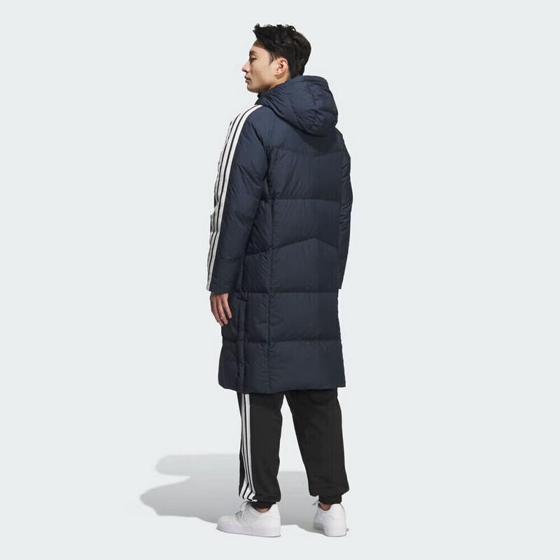 adidas Men's 3S Long Down Jacket