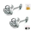 BDP721-1 2 Pieces Front Left AND Right Door Hinge Stop Check Strap Limiter for Vauxhall Opel Corsa C X01 Combo C Tigra B TwinTop 160256
