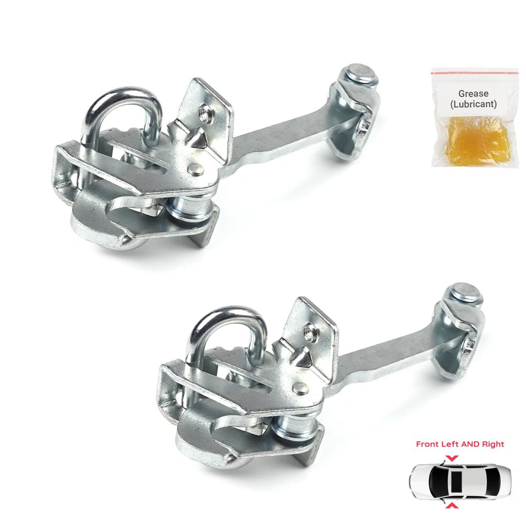 BDP721-1 2 Pieces Front Left AND Right Door Hinge Stop Check Strap Limiter for Vauxhall Opel Corsa C X01 Combo C Tigra B TwinTop 160256