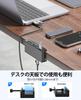 ORICO Hub Clamp Type 5 Ports Card x 5Gbps High Speed Transfer with Power Port Bus Powered Compatible with 1m Cable Aluminum PC Peripherals Compatible