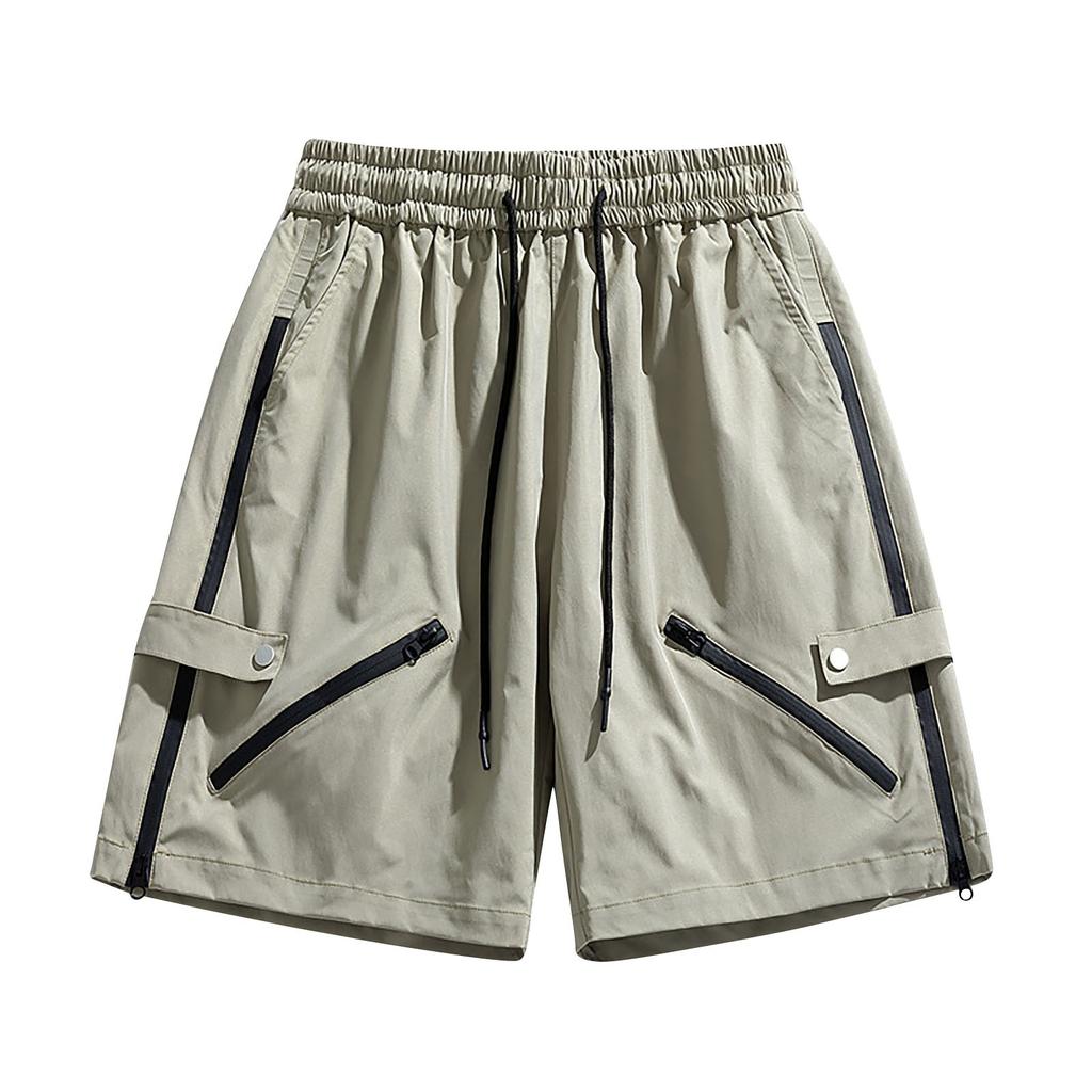 Letní pánské kamuflážní šortky s digitálním potiskem, flexibilní elastické sportovní šortky