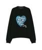 ADSB ANDERSSON BELL Boys Heart Message Crew-Neck Sweater Atb1453M(Black)