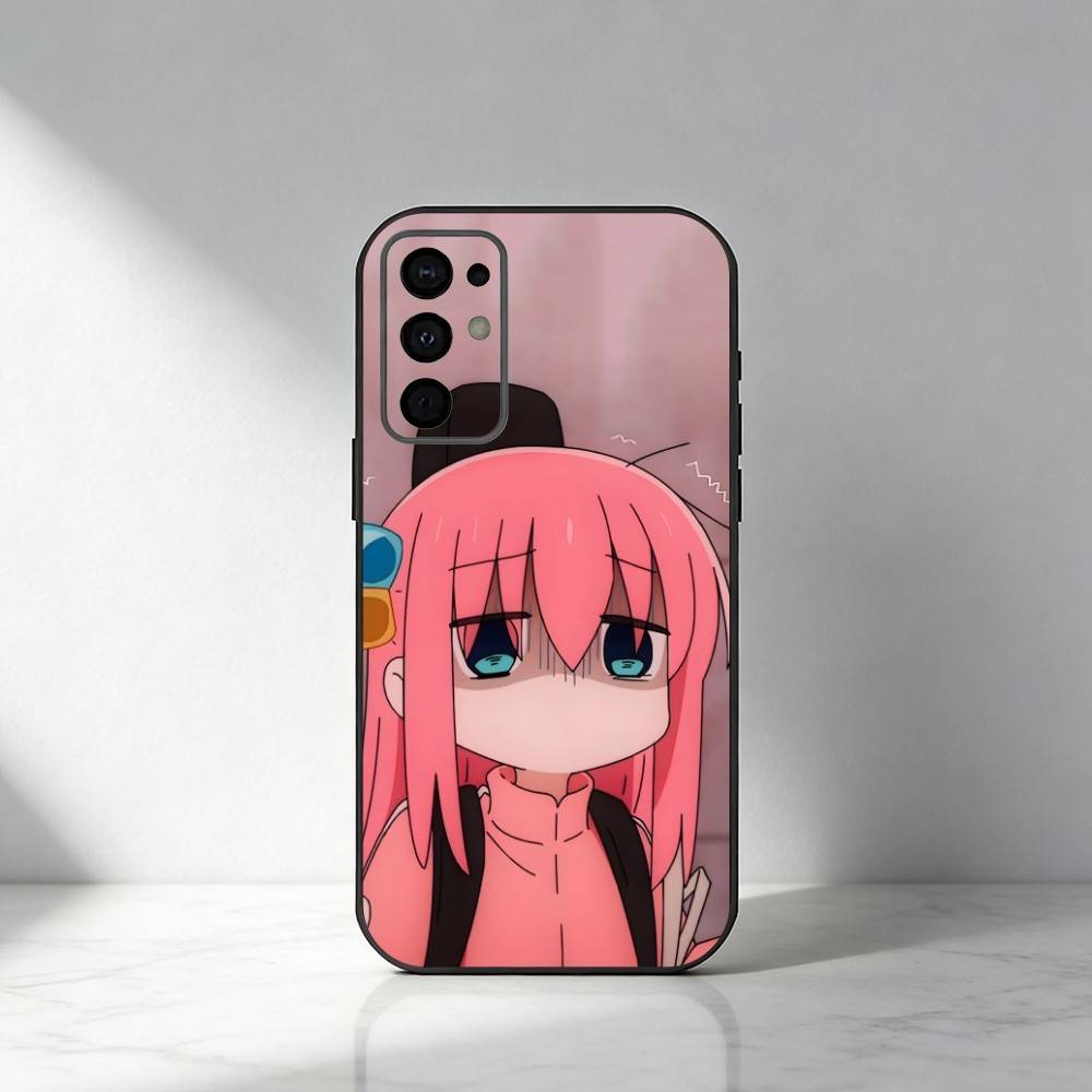 B-t-R Anime Bocchi H-Hitori Gotou  Phone Case For Samsung S25,S24,S21,S22,S23,S20,Ultra,S26,Plus,Fe,Note,5G Black Cover