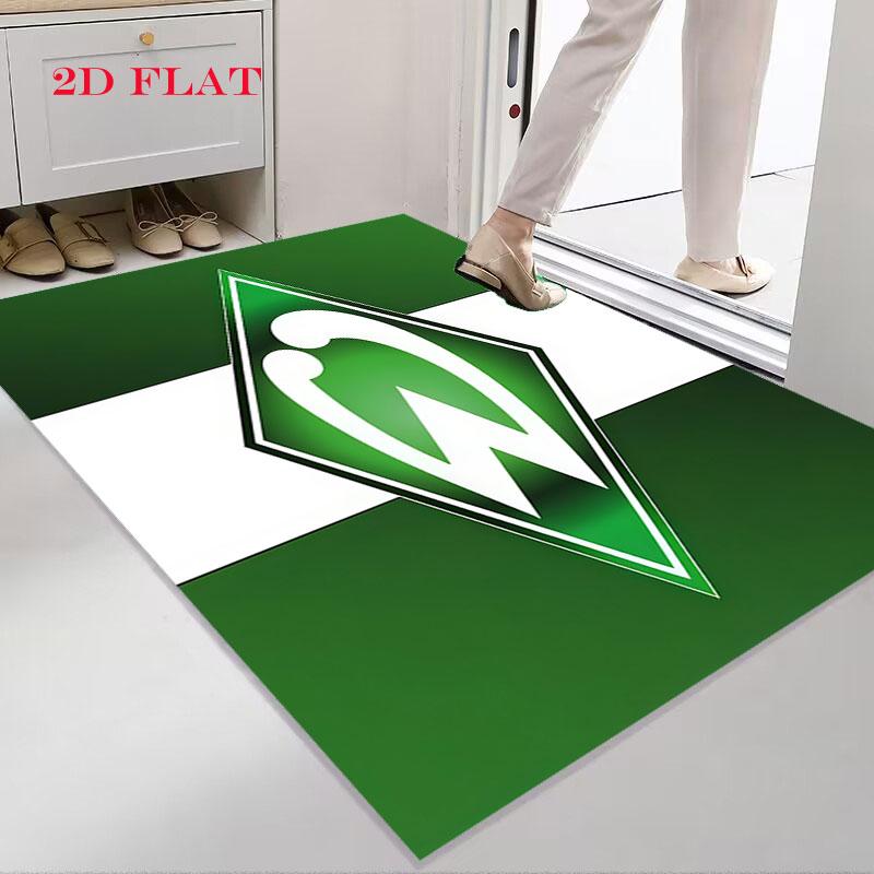 Poster Werder Bremen Tappeto per Soggiorno Camera da Letto Casa Decorazione Divano, Tappetino Antiscivolo per Giochi Bambini