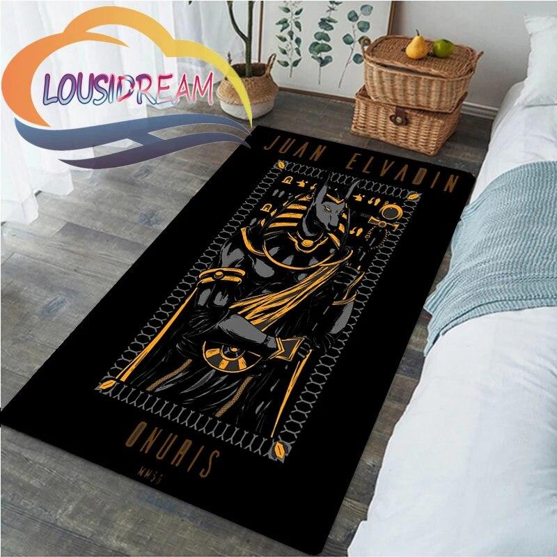 Horus Zeul egiptean antic Ochiul Egiptului Faraonul Anubis fata. Sufragerie moale Covor Acasă Covoraș copii