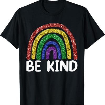 Sei freundlich Regenbogen Welt Freundlichkeitstag T-Shirt