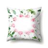 Simple Style Floral Print Pillow Cover Home Decoration Living Room Sofa Cushion Cover Office Chair Bedroom Room Decoration