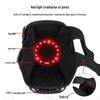 Smart Rechargeable Knee Massager with Red Light Therapy, Heat Compress, and Vibration for Joint Relief