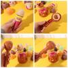 Montessori Simulation Ice Cream Kitchen Toy Dessert Ice Cream Stack Up Balancing Toy  Kids