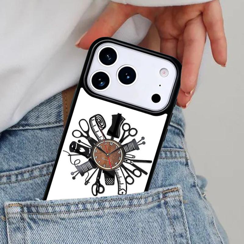 Hair Stylist Tools Phone Case for iPhone 16e 15 14 13 12 17 Pro Max Plus Air 17pro Cover Coque