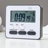 Multifunction Silent Timer With Magnetic Mount For Students And Kitchen Use