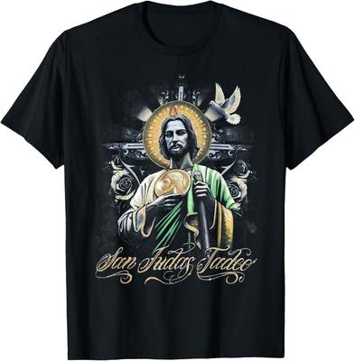 San Judas Tadeo Religiöse Kunst Katholische Heilige Design T-Shirt