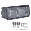 Double Lens LED Forklift Safety Light Robust High Brightness Straight Warning Safety Lamp DC12V Blue