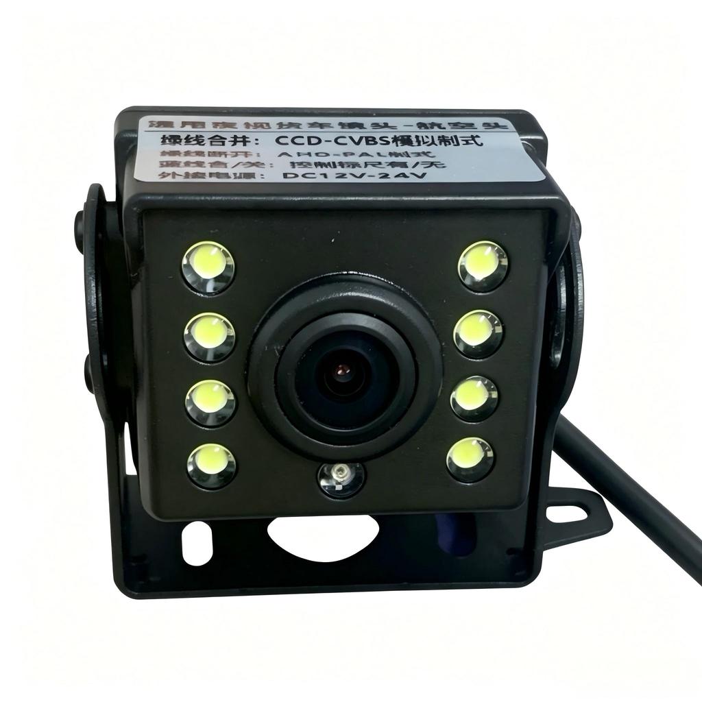 CVBS/AHD Backup View Camera 12V-24V Waterproof 300W For Bus Truck RV