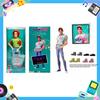 Kpop Demon Hunters Action Figure Dolls Rumi Mira Zoey Beautiful Female Male Group Plastic DIY Toy for Girls