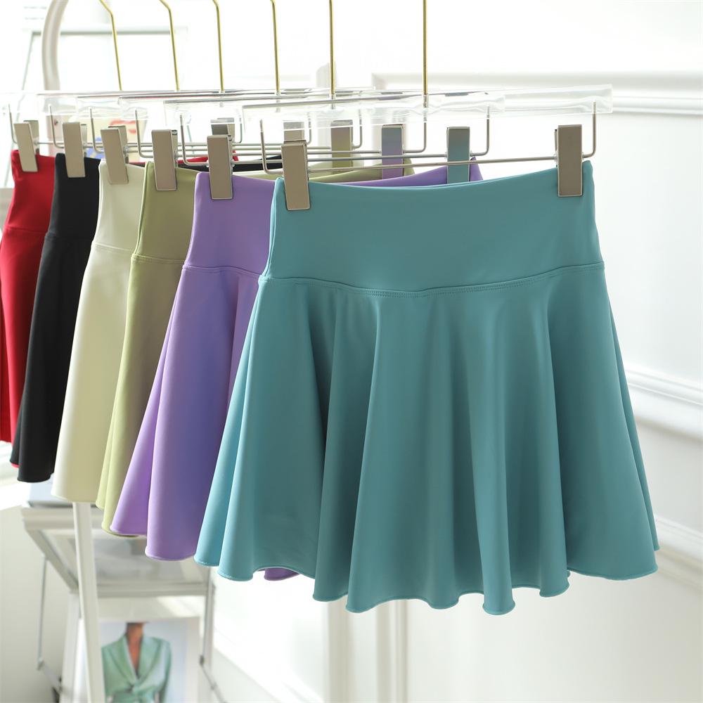 Women's High Waist Pleated Tennis Skirt with Built-in Shorts - Quick-Dry Fitness, Running, Yoga Mini Skirt