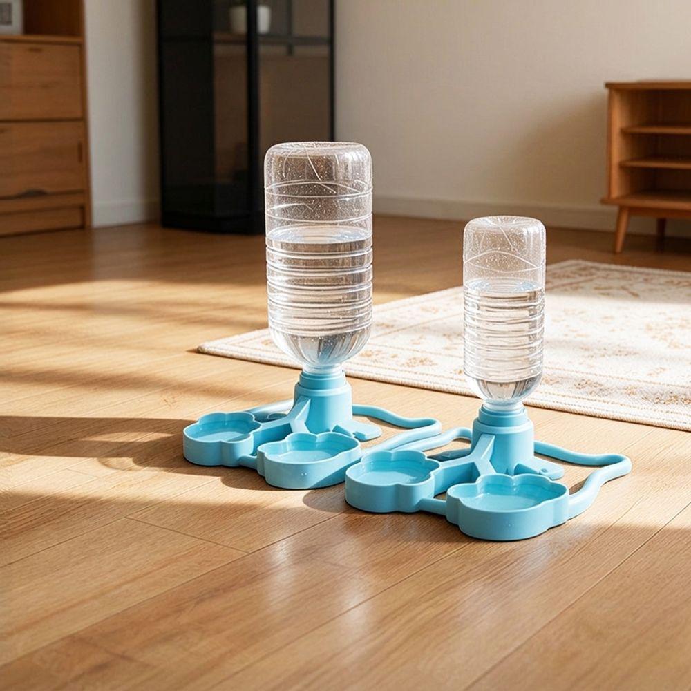 Dual Bowl Cat Automatic Water Dispenser Large Capacity Pet Drinking Station Indoor Use