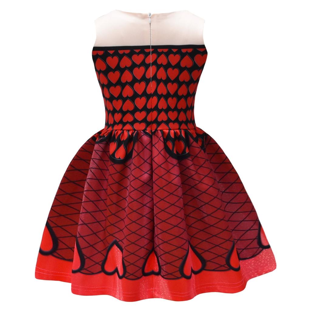 Of Hearts Kinder Halloween Print Anime Prinzessin Kleid