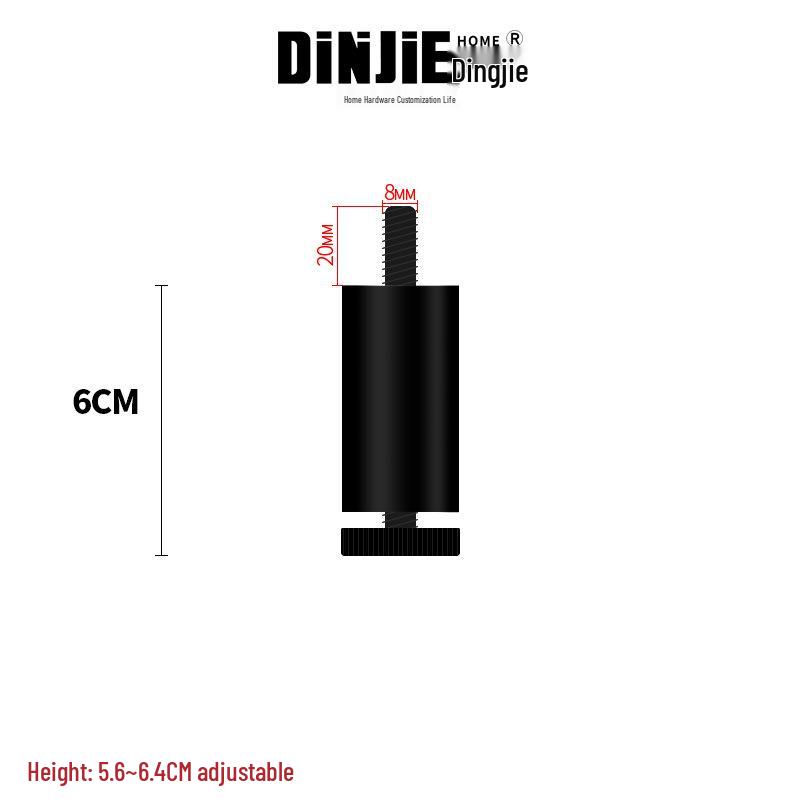 Регулируемые по высоте ножки-подставки для мебели и бытовой техники Dingjie с амортизацией