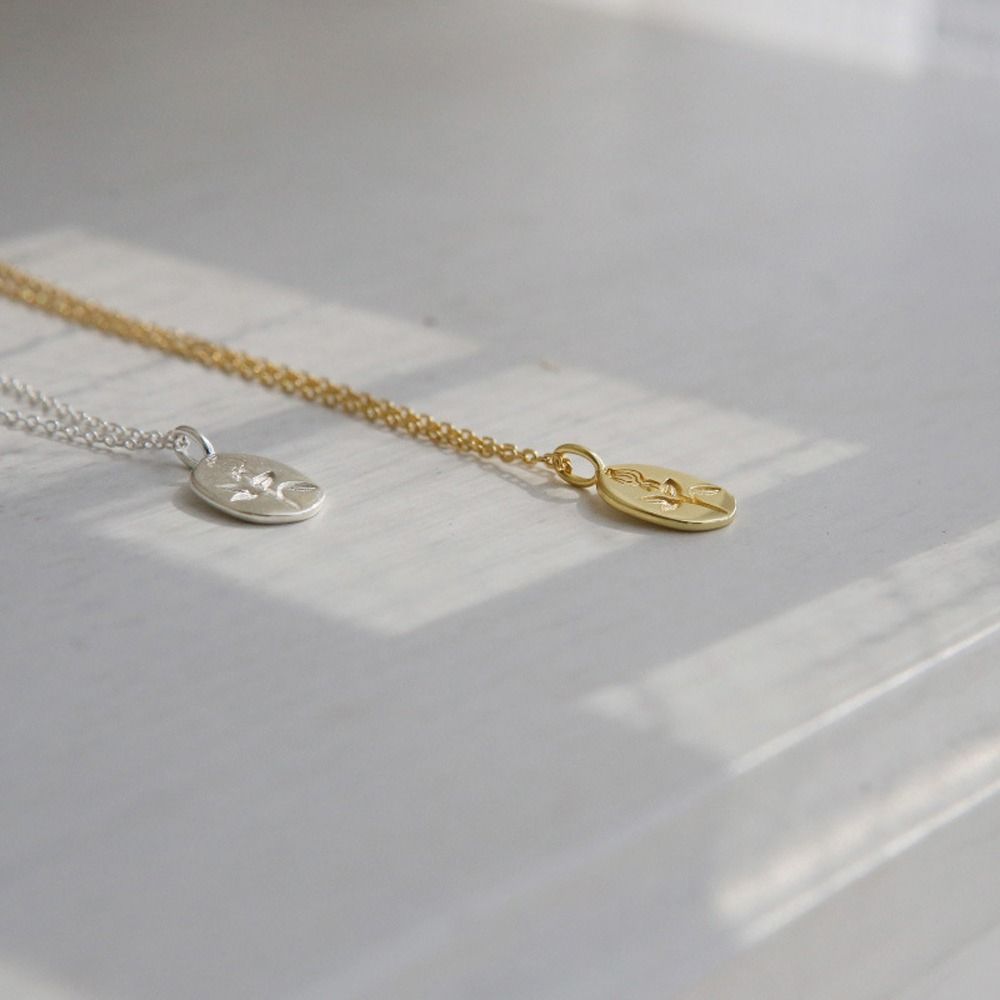 Silver French Style Necklace Gold Rose Flower Pendent Necklace Fashion Jewelry  Clavicle Chain