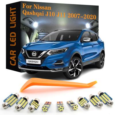 Car LED Interior Light Canbus For Nissan Qashqai J10 J11 2007 2008 2009 2010 2011 2012 2013 2014 2015 2016 2017 2018