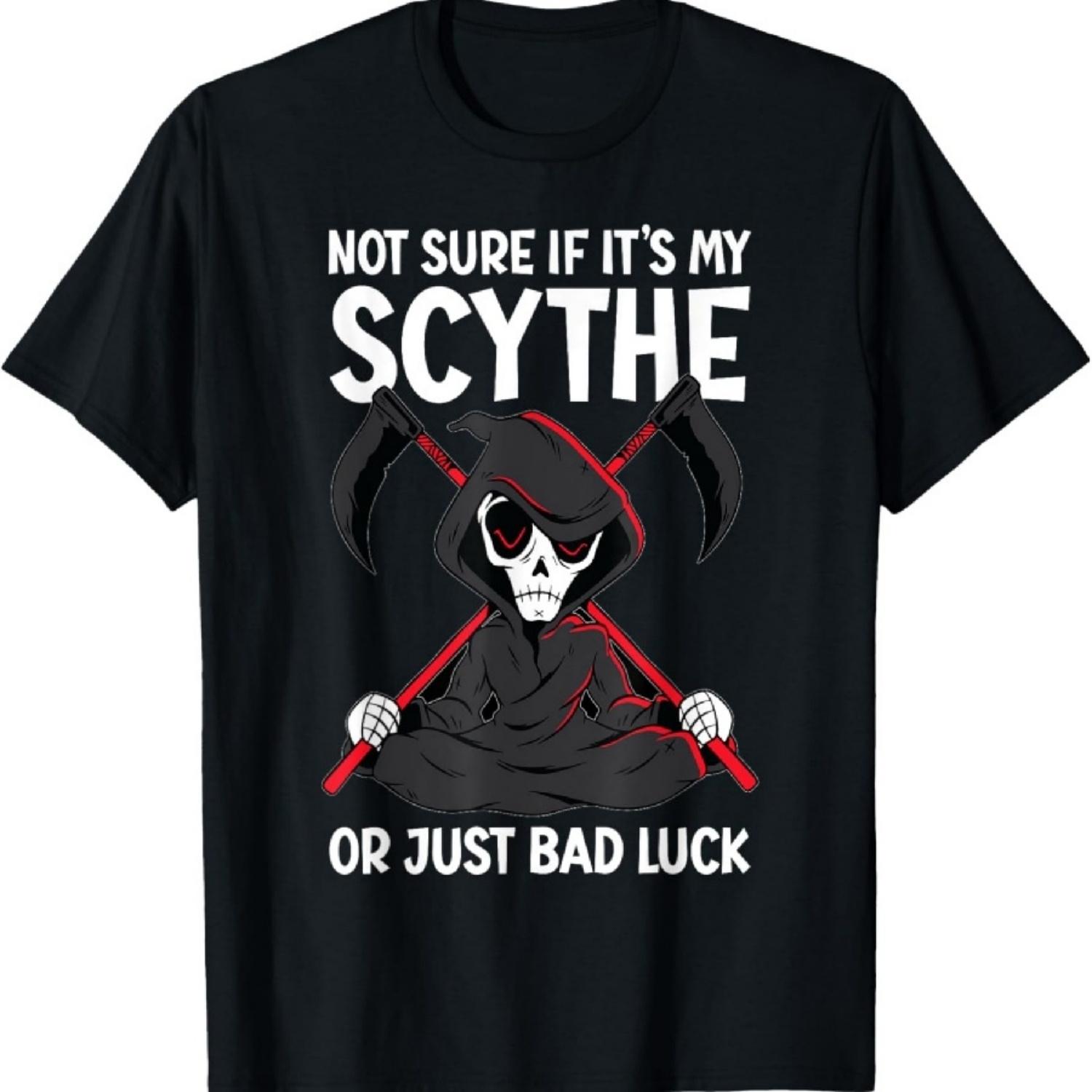 

Grim Reaper With Scythe Grim Reaper T-Shirt XXXXXL чорний