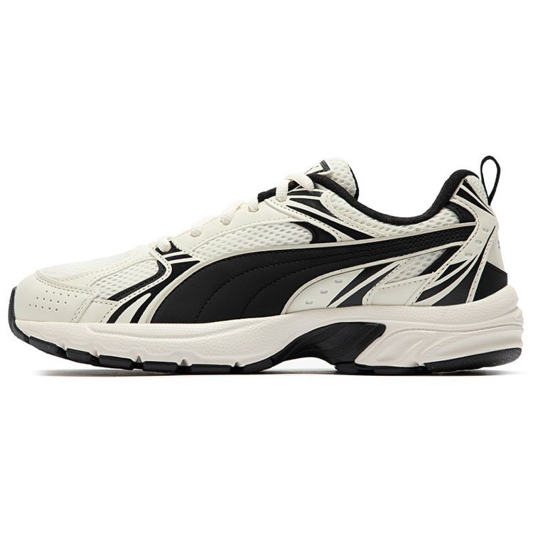 PUMA Milenio CN Unisex White Black 390002-02 EU 40.5