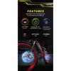 Vélo électrique DUOTTS N26 2*750W 20Ah Samsung Battery 26" 55km/h 120HP Pratique pour voyager, se garer Noir et rouge.