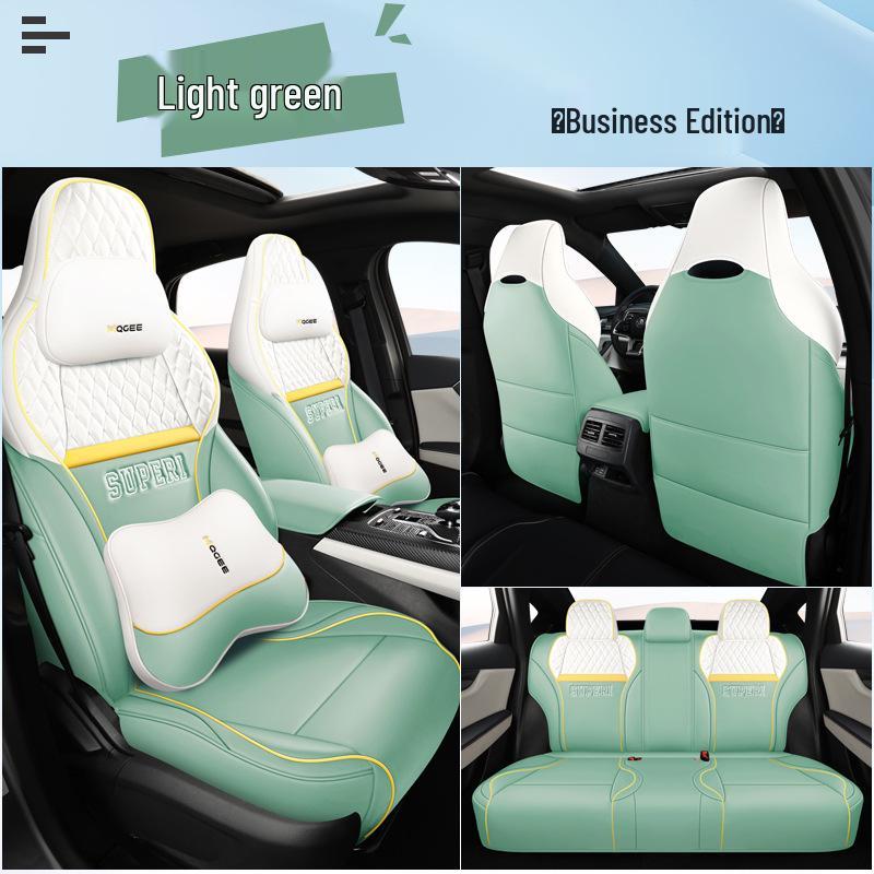 BYD Qin Plus EV/DMI Full Wrap Leather Seat Covers – All-Season, 5-Seat Set