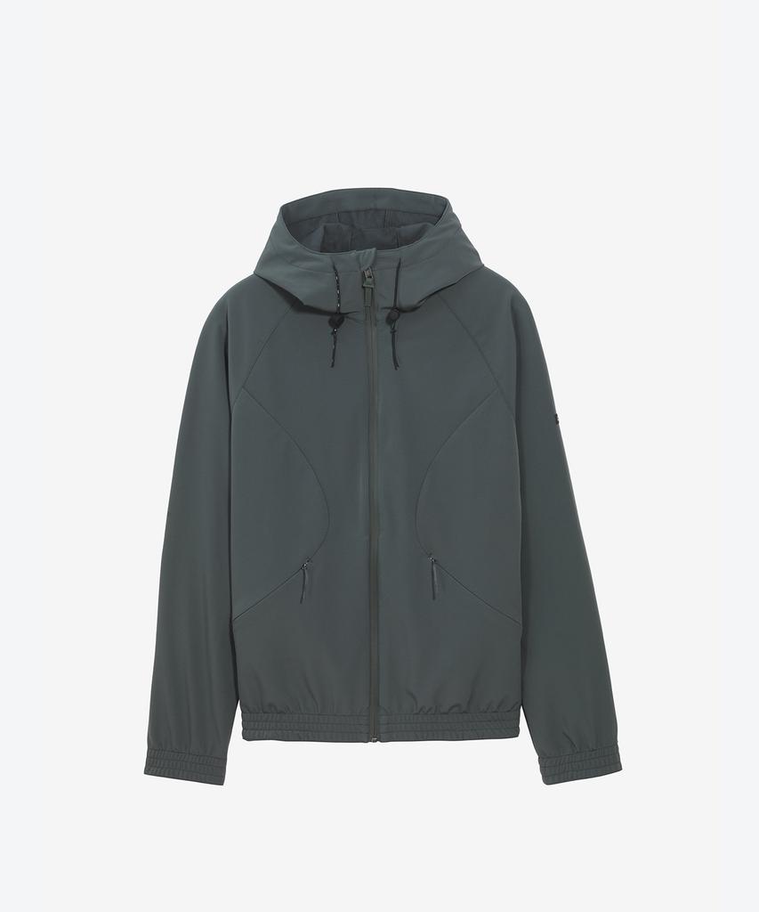 Aigle Men'S Zip-Up Fleece Hooded Jacket Aiw25Mfle011Urb