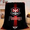 1 pièce Couverture en Flanelle Emblème de Club de Football Cadeau, Convient aux Hommes et aux Femmes, Douce Idéale pour les Lits et le Canapé, Cadeau d'Anniversaire ou de Noël