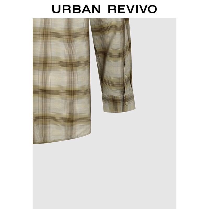 Men's Retro Plaid Open-Front Shirt