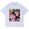 230 Gsm 100% Cotton One Piece V51 Luffy Blackbeard Print Unisex Heavy Cotton T Shirt