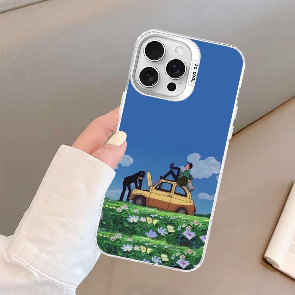 Lupin The Third Anime Phone Case For IPhone 16 15 14 13 12 11 Pro Max X XR XSMAX 8 7 Plus Matte Shockproof Back Cover