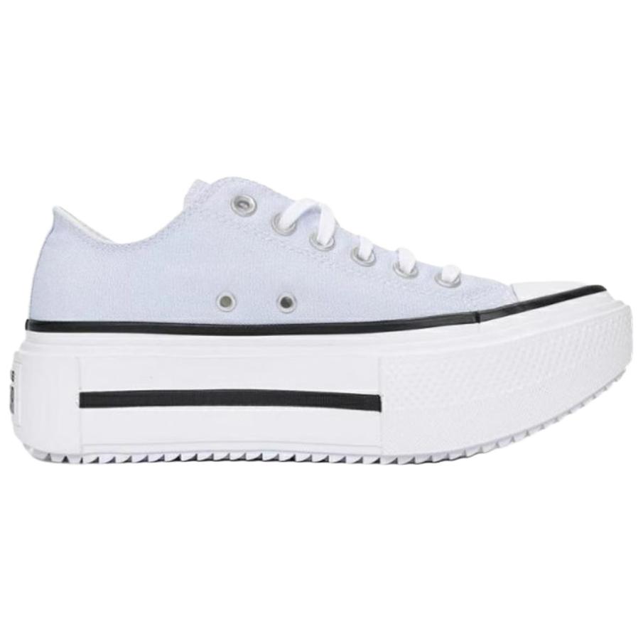 Converse Chuck Taylor SEASONAL comfortable, soft, durable low-top canvas shoes for women in white and purple
