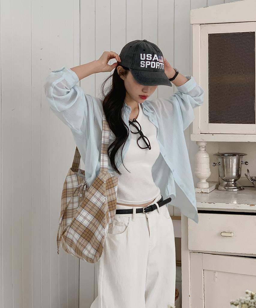 Atil Studio Cozy Check Shoulder Bag _[Butterscotch]