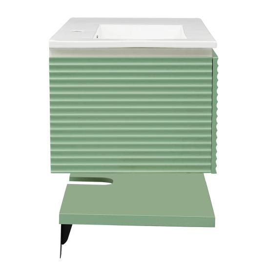 Bathroom Washbasin with Storing Tray Big Sink Wide Platform Large Storage Space Spacious Drawer Store Clothes Stable